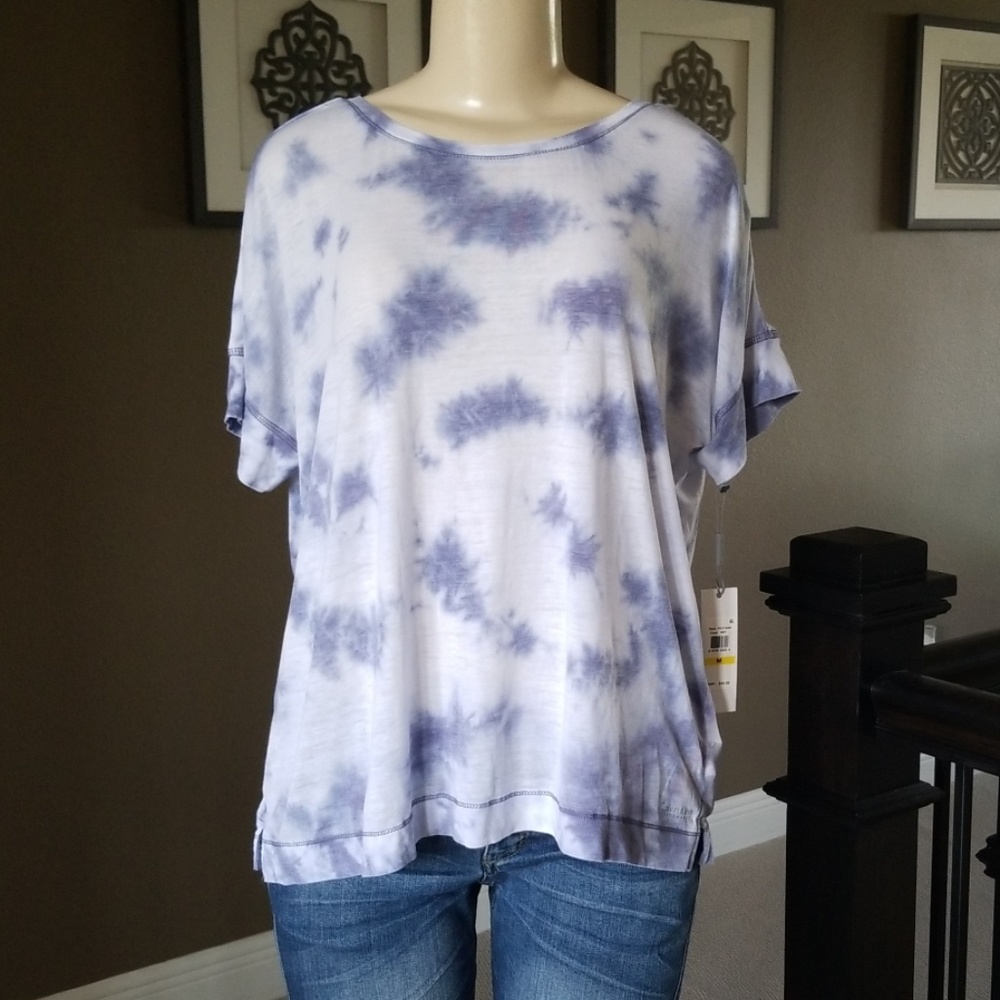 Calvin Klein Shirt Tie Dye Relaxed Tee MEDIUM